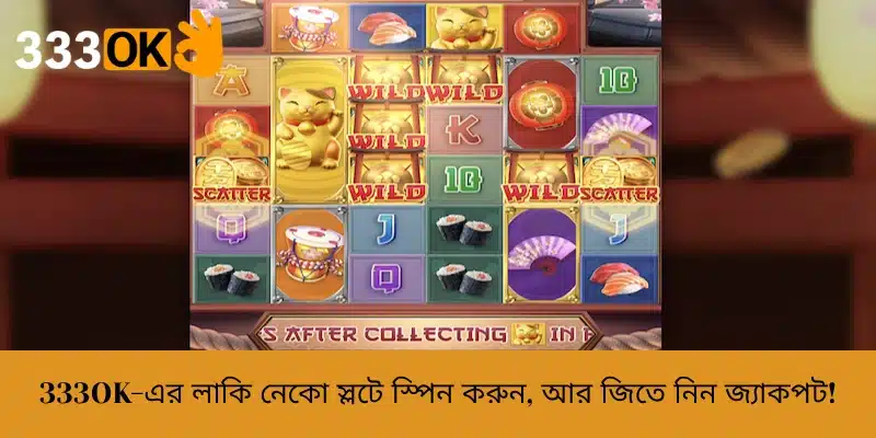 333OK-এর লাকি নেকো স্লটে স্পিন করুন, আর জিতে নিন জ্যাকপট!